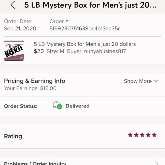 5 LB Mystery Box for Men’s just 50 dollars - Picture 7 of 16